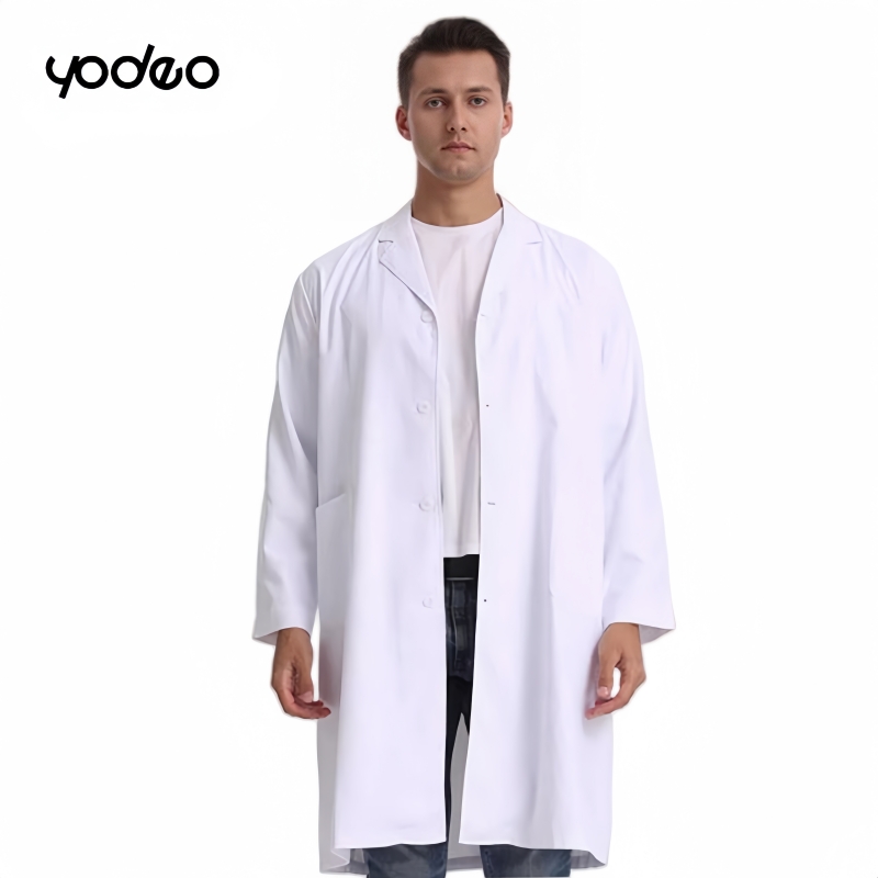 Lab Coat Medical - Fleece lined workwea long sleeve men