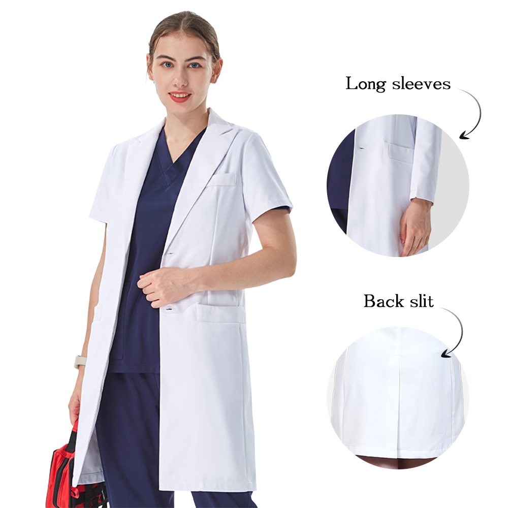 Thoughtful Lapel Collar White  - Lab Coat Medical recension och pris