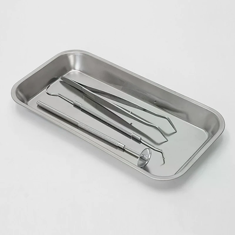 1pcs Kitchen Tray Stainless St - Medical Lab Equipments recension och pris